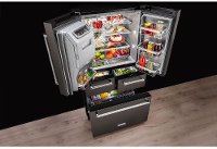 KRMF706EBS KitchenAid 25.8 cu. ft. French Door Refrigerator - 36 Inch Black Stainless Steel-8