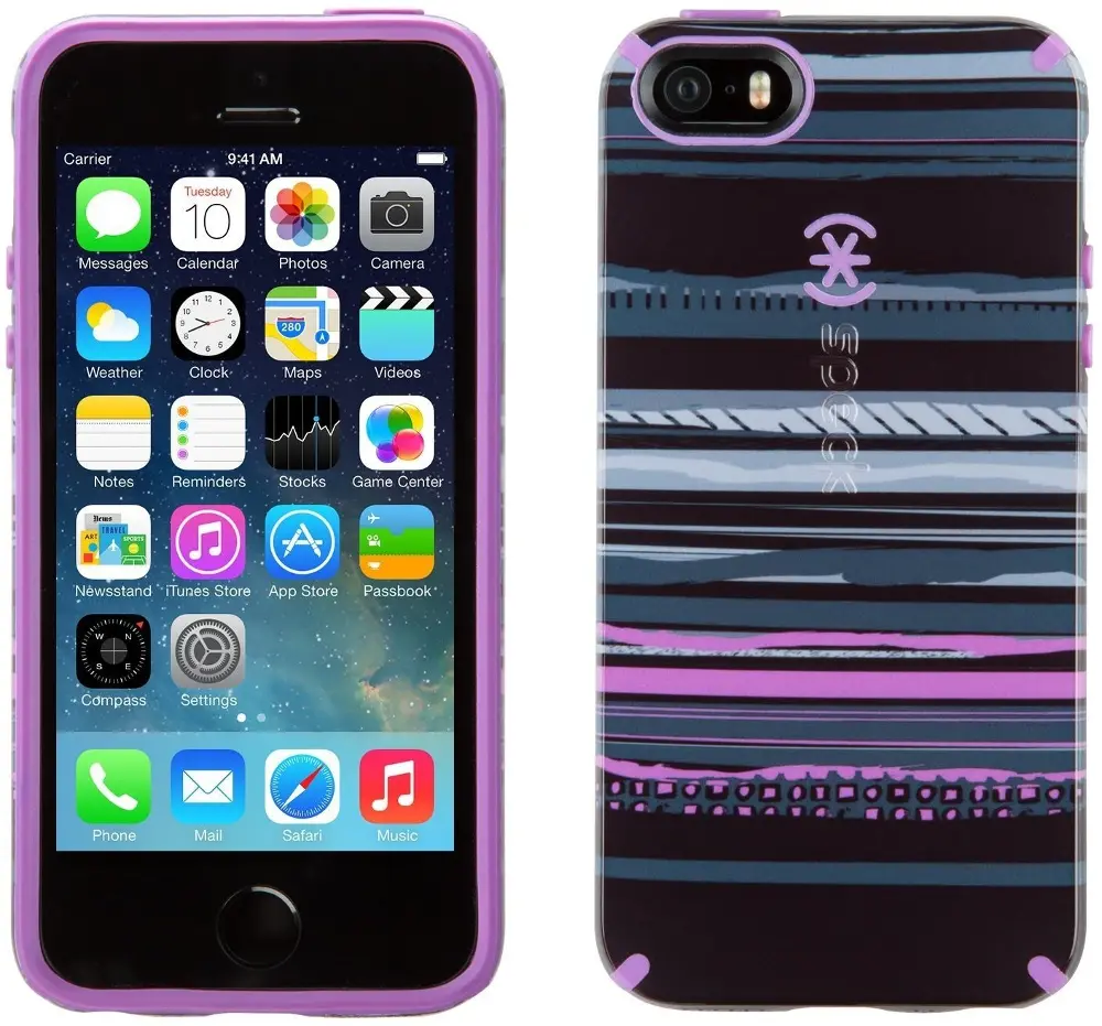 Speck CandyShell Inked Case for iPhone 5S - Paint Stripes-1