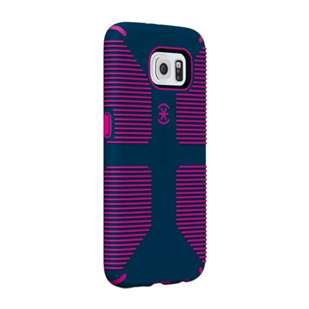 Speck CandyShell Grip Case for Samsung Galaxy S6 Edge - Deep Sea Blue/Lipstick Pink-1