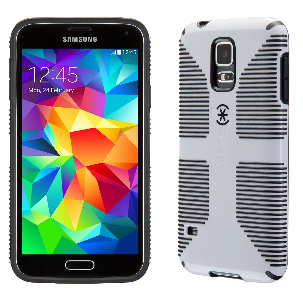 Speck CandyShell Grip Case for Samsung Galaxy S5 - White/Black-1