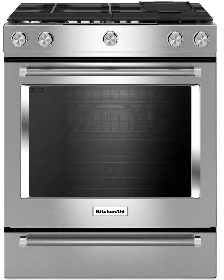 KSGB900ESS KitchenAid Gas Range - 6.5 cu. ft. Stainless Steel-1