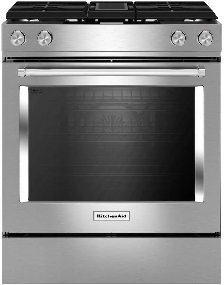 KSDG950ESS KitchenAid Dual Fuel Range - 6.4 cu. ft. Stainless Steel-1