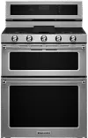 KFGD500ESS KitchenAid 6.0 cu ft Double Oven Gas Range - Stainless Steel