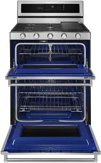 KFGD500ESS KitchenAid Double Oven Gas Range - 6.0 cu. ft. Stainless Steel-2