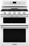 KFGD500EWH KitchenAid 30 Inch 6.0 Cu. Ft. Gas Range - White-1