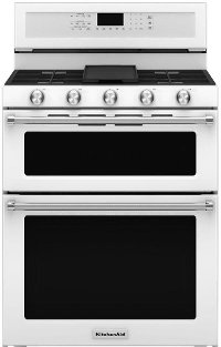KFGD500EWH KitchenAid 30 Inch 6.0 Cu. Ft. Gas Range - White