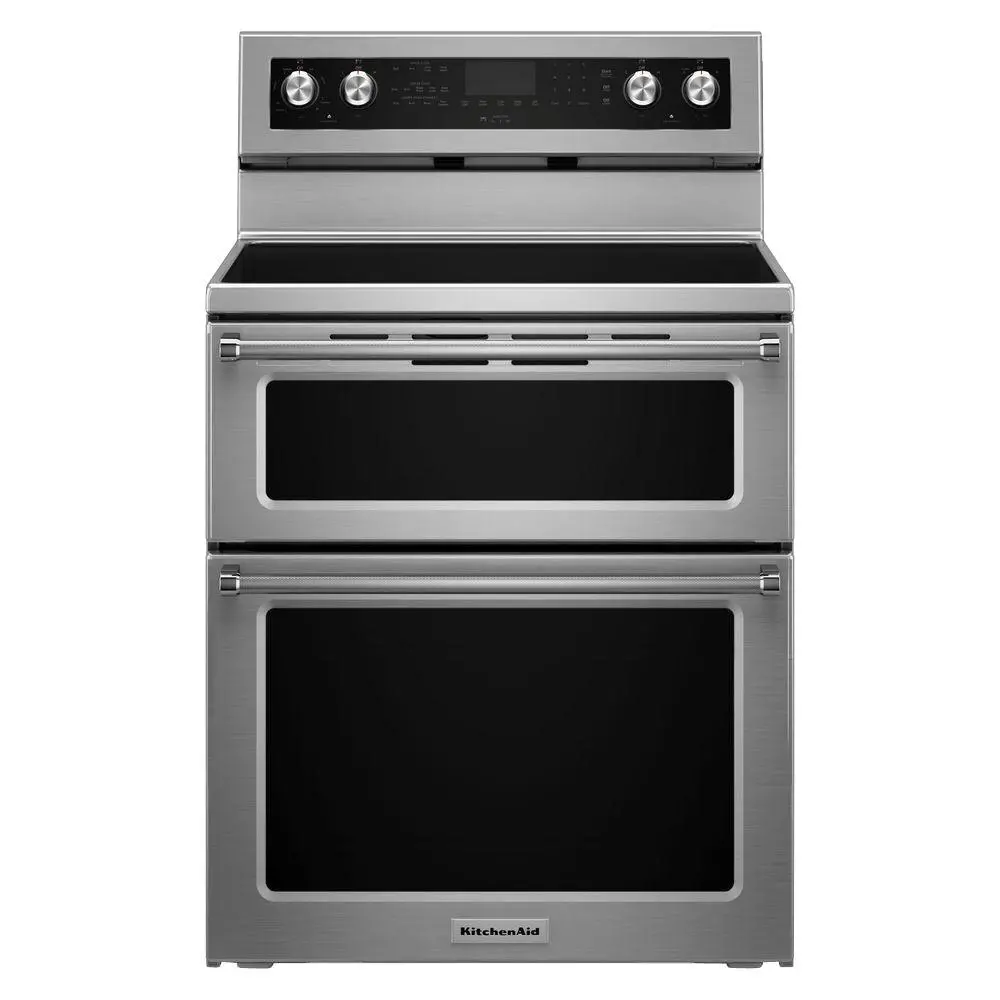 KFED500ESS KitchenAid Double Oven Electric Range - 6.7 cu. ft. Stainless Steel-1