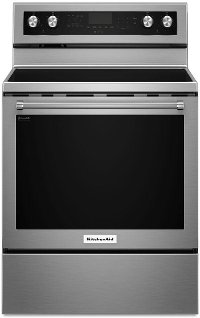 KFEG500ESS KitchenAid Electric Range with Even-Heat True Convection - 6.4 cu. ft. Stainless Steel