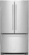 KRFC300ESS KitchenAid 20 cu ft French Door Refrigerator - Counter Depth Stainless Steel
