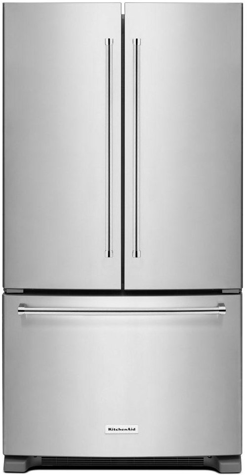 KRFC300ESS KitchenAid Counter Depth French Door Refrigerator - 20 cu. ft., 36 Inch Stainless Steel-1