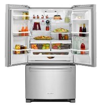 KRFC300EWH KitchenAid Counter Depth French Door Refrigerator - 20 cu. ft., 36 Inch White-2