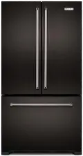 KRFC302EBS KitchenAid Counter Depth French Door Refrigerator - 22 cu. ft., 36 Inch Black Stainless Steel