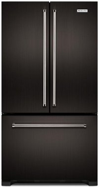 KRFC302EBS KitchenAid Counter Depth French Door Refrigerator - 22 cu. ft., 36 Inch Black Stainless Steel
