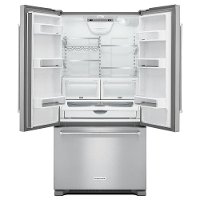 KRFC302EBS KitchenAid Counter Depth French Door Refrigerator - 22 cu. ft., 36 Inch Black Stainless Steel-2