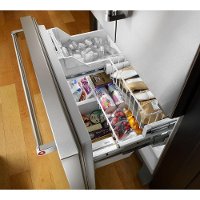 KRFC302EBS KitchenAid Counter Depth French Door Refrigerator - 22 cu. ft., 36 Inch Black Stainless Steel-5