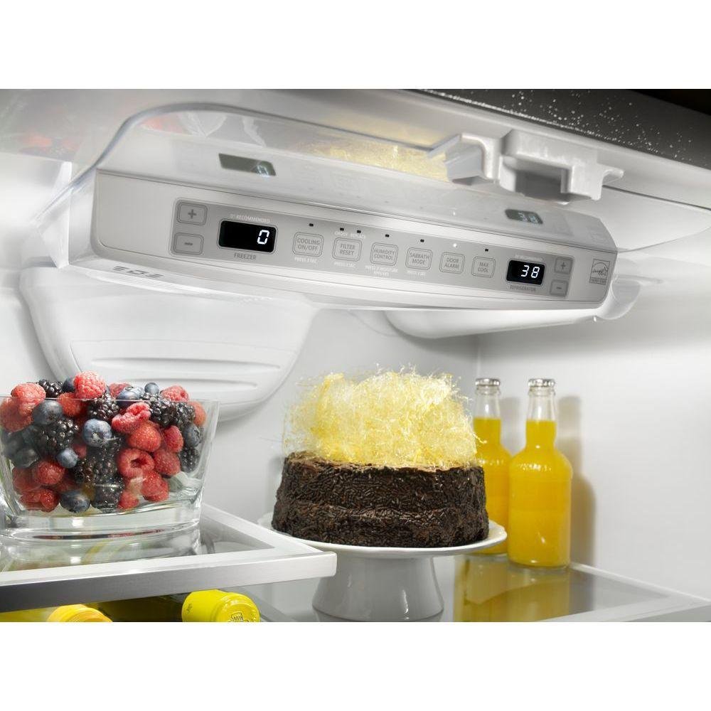 KRFC302EBS KitchenAid Counter Depth French Door Refrigerator - 22 cu. ft., 36 Inch Black Stainless Steel-8