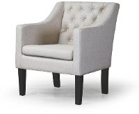 Beige Tufted Club Chair - Brittany-3