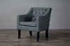 9070-Gray-CC Gray Tufted Club Chair - Brittany-3