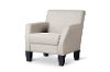 9075-Beige-CC Beige Club Chair - Silhouettes -1