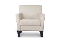 9075-BEIGE-CC Beige Club Chair - Silhouettes-2