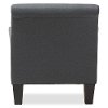 9075-Gray-CC Dark Gray Club Chair - Silhouettes -4