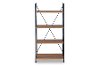 AA-SJI Modern 4-Shelf Bookshelf - New Semester-3