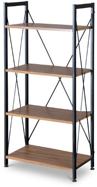 AA-SJI Modern 4-Shelf Bookshelf - New Semester-4