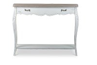 ACT9VOM-B-CA Traditional White Console Table - Bourbonnais