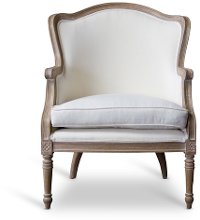 ASS292Mi-CG4 Classic White Accent Chair - Charlemagne-3