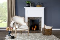 ASS292Mi-CG4 Classic White Accent Chair - Charlemagne-4