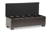 BBT3101-DK-BRN Dark Brown Storage Ottoman - Roanoke-2