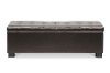 BBT3101-DK-BRN Dark Brown Storage Ottoman - Roanoke-3