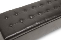 BBT3101-DK-BRN-OTTO Dark Brown Storage Ottoman - Roanoke-4