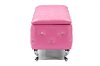 BBT3112-PINK Contemporary Pink Storage Ottoman - Seine-2
