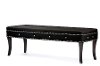 BBT5077-BLACK Contemporary Black Bench - Tavignano-2