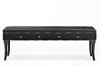BBT5077-BLACK Contemporary Black Bench - Tavignano-3