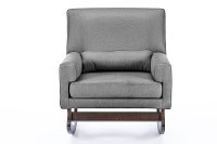 BBT5121-GREY-RC Modern Gray Rocking Chair - Empire-3