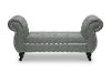 BBT5156-GREY Tufted Gray Linen Bench - Norwich-2