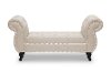 BBT5156-LIGHT-BEIGE Tufted Beige Linen Bench - Norwich-2