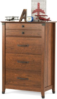 F02802.06 Cherry 4-Drawer Chest - Redmond -3