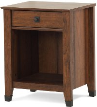 F0282806 Cherry 1-Drawer Nightstand - Redmond