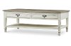 CHR15VM/M-B-C Traditonal French White Coffee Table - Dauphine