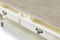 CHR15VM/M-B-C Traditonal French White Coffee Table - Dauphine-4