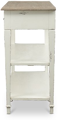 CHR9VM/M-B-CA Tradtional French White Console Table - Dauphine-4