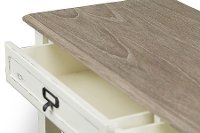 CHR9VM/M-B-CA Tradtional French White Console Table - Dauphine-5