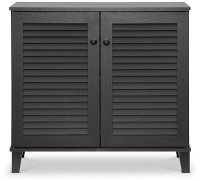 FP-01LV-Espresso Espresso Shoe Cabinet - Coolidge