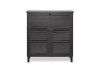 FP-02LV-Espresso Espresso Shoe Cabinet - Calvin