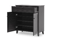 FP-02LV-ESPRESSO Espresso Shoe Cabinet - Calvin -3