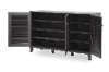FP-04LV-Espresso Espresso Shoe Storage Cabinet - Warren -2