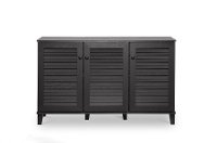 FP-04LV-ESPRESSO Espresso Shoe Storage Cabinet - Warren